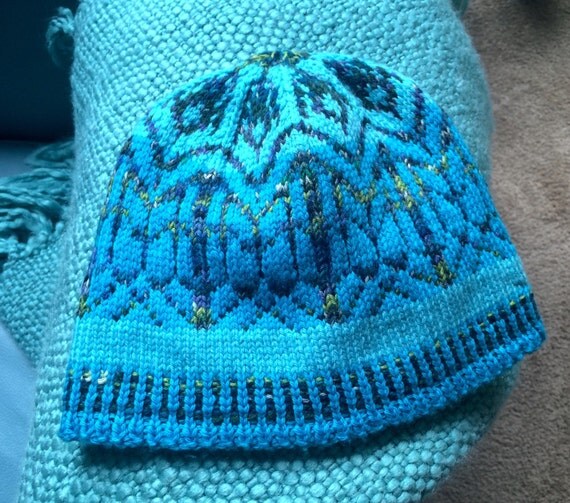 HandKnit New Zealand Merino Wool Beanie Hat