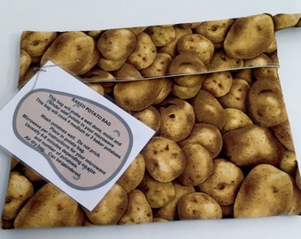 Microwave Potato Bag - Brown Potato fabric