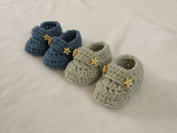 Crochet Baby Booties / Loafers Written by WoolyWondersCrochet