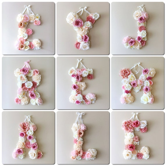 Flower letters 14''/18/24'' Floral
