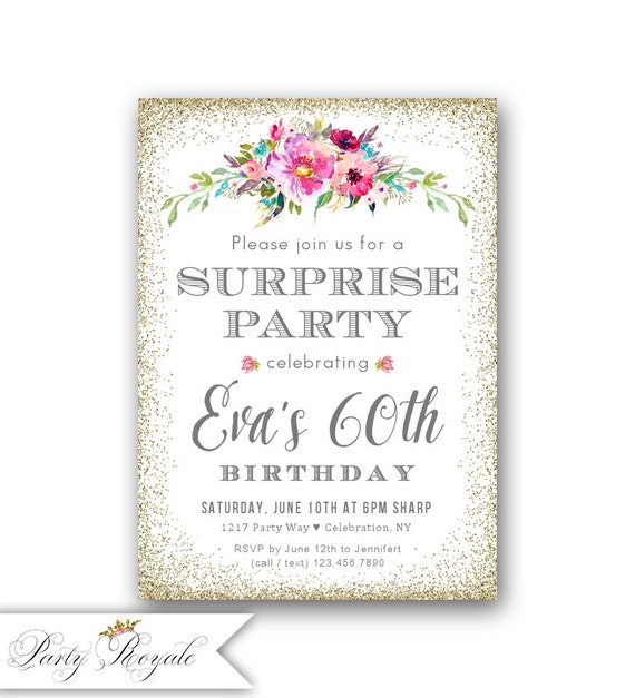 Surprise Birthday Invitations For Adults 9