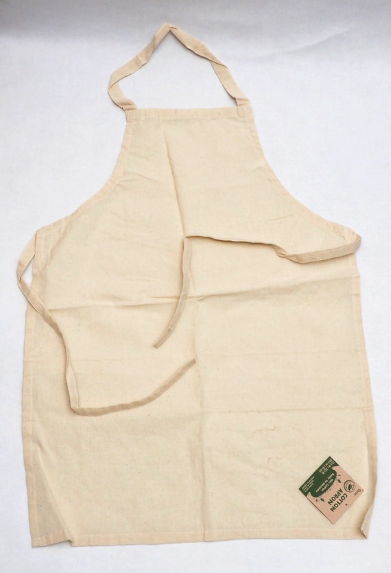 Eco friendly 100% cotton canvas apron 23.6 x 33.5