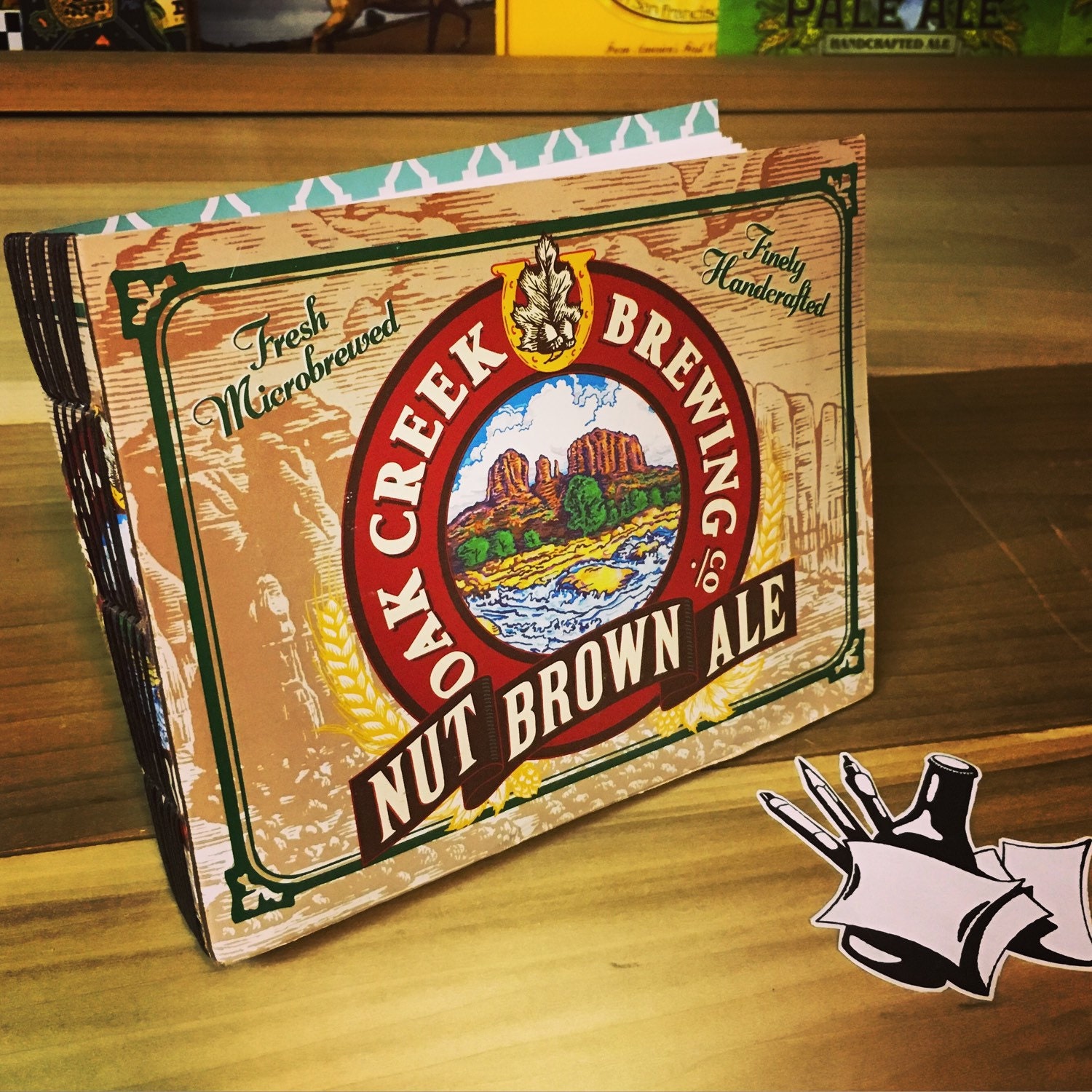 Oak Creek Brewing Nut Brown Ale Sketchbook Three Sheets
