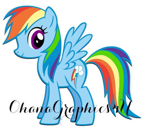 Download My Little Pony Inspired Rainbow Dash SVG by OhanaGraphics4U
