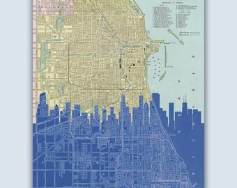 Chicago Wall Art chicago wall art | etsy Chicago Wall Art chicago wall art | etsy