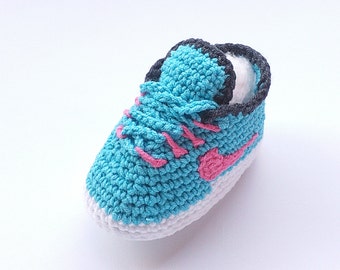 Crochet Baby Booties Crochet baby sneakers crochet baby