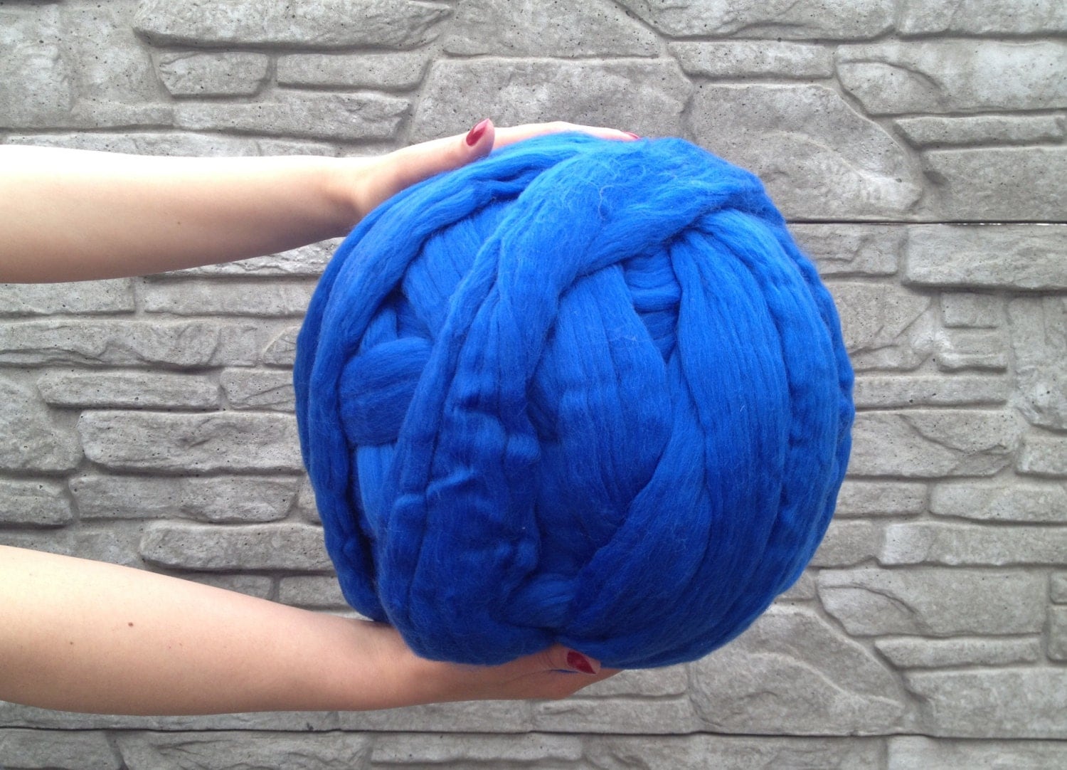 SALE Roving wool Super chunky yarn Super chunky by WoollalaWool