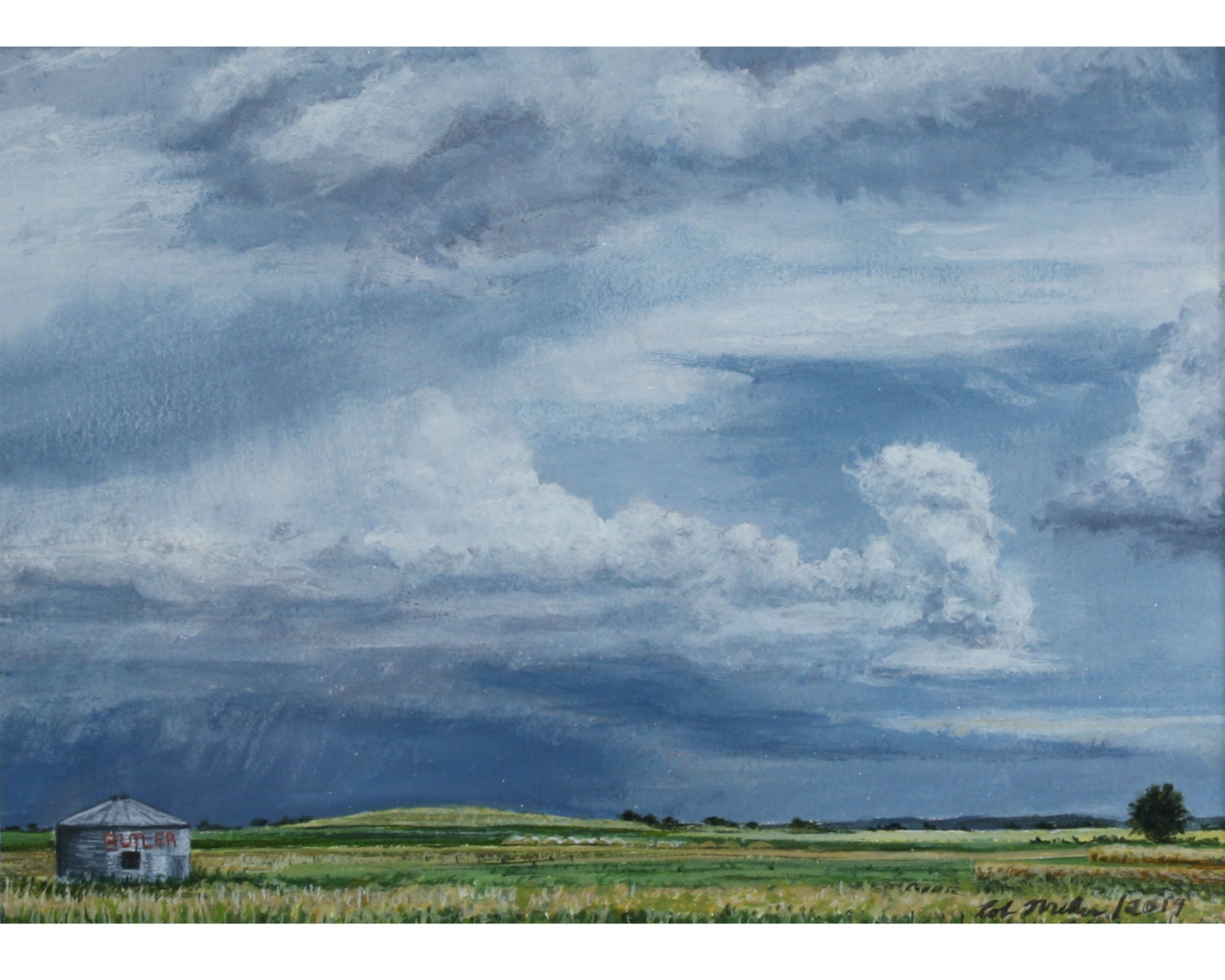 prairie landscape alberta painting canadian art farm