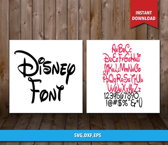 Download SALE 80% OFF Disney font SVG cuttable Alphabet and by ...