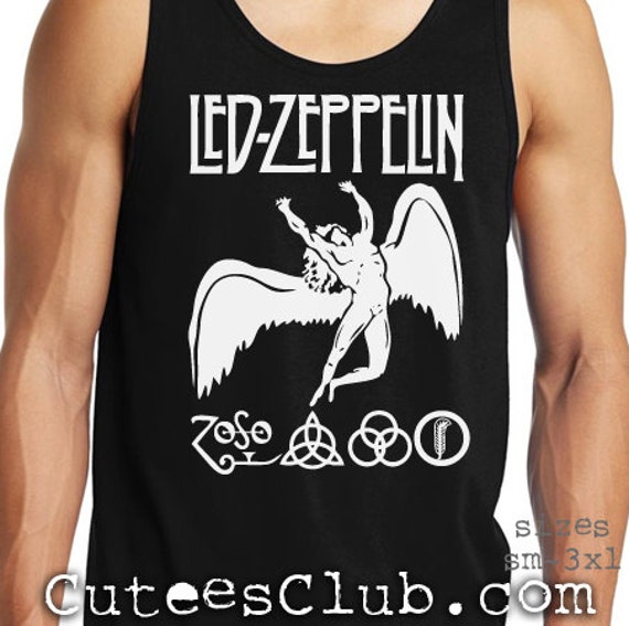 FREE SHIPPING Led Zeppelin Concert Shirt. Mens V by