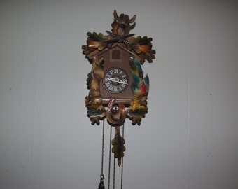 multi-color cuckoo clock