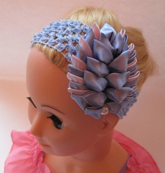 817 New baby headband kanzashi 996 Kanzashi baby headband, Kanzashi flower headband, bow headband, baby   