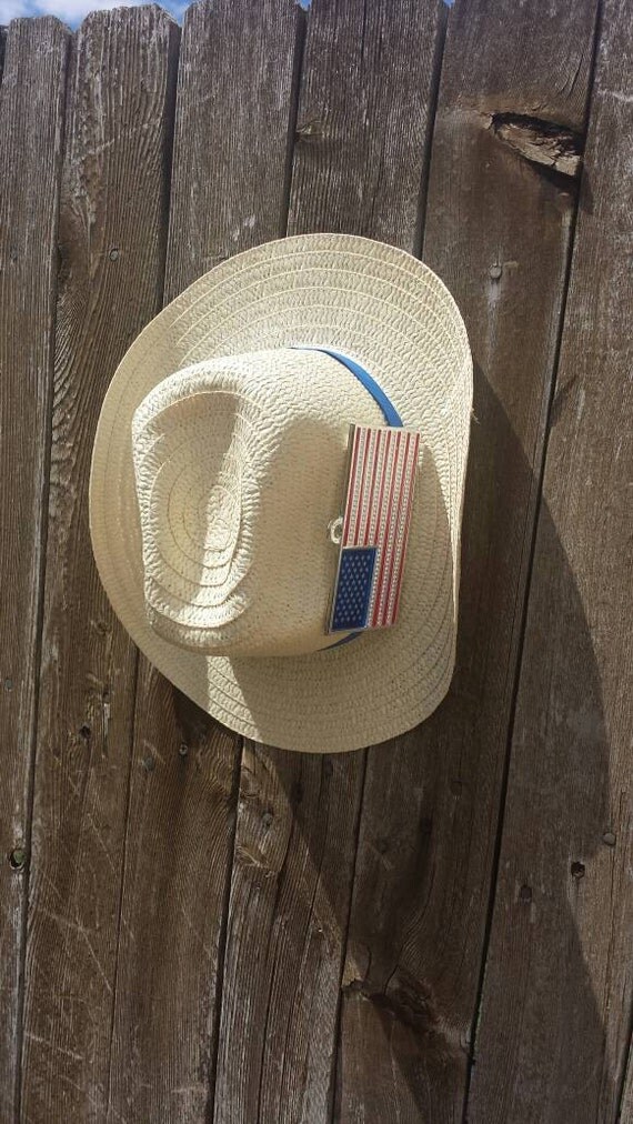 Patriotic American flag cowboy hat by AmysRainyDayBoutique on Etsy