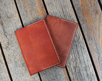 Notebook with Handmade Leather Cover