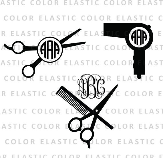 Download Hairdresser svg hairdresser monogram svg files barber salon