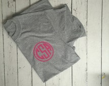 monogram t shirt dress