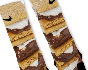 Custom Smores Nike Elites Socks