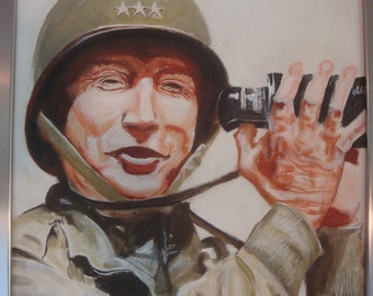 WWII Patton Grinning