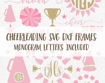Svg cheerleader Svg Cheer Mom Svg Cheer Svg Football Svg Monogram Svg Files megaphone svg cheer mom svg pom pom svg cheer monogram svg