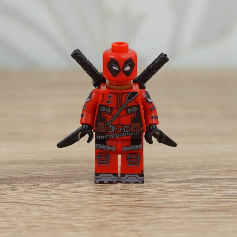Deadpool minifig Deadpool lego cake topper Deadpool by ...
