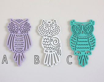 Laser Cut Owls - Unfinished