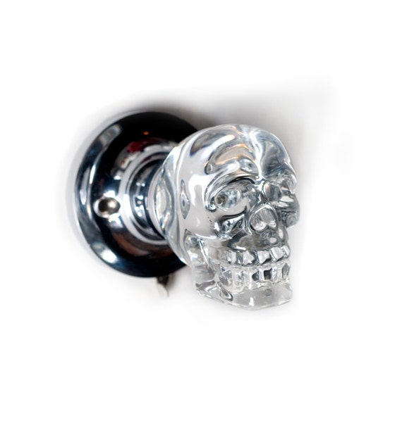 Items similar to Crystal Skull Door Knob on Etsy