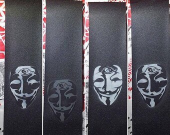 Items similar to Iron Maiden stencil on griptape sheet on Etsy