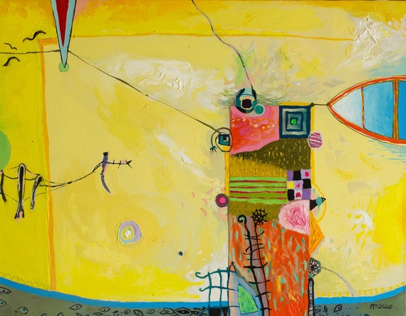 Abstract Oil Painting Canvas Art Modern Painting Large