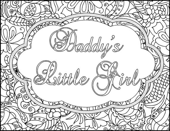 Daddys Litle Girl Coloring Pages 8