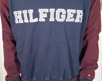 tommy hilfiger navy sweatshirt womens