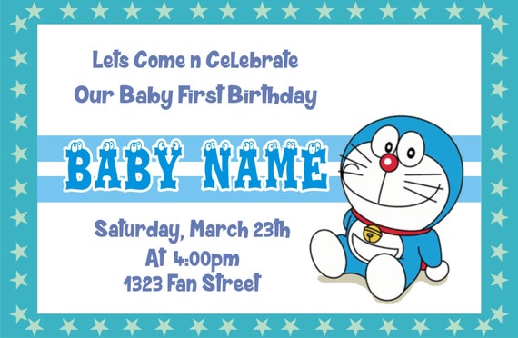 doraemon invitationsdoraemon western baby shower by moggerinvitee