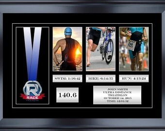 22" X 14.5" Triathlon Race Medal Display Frame