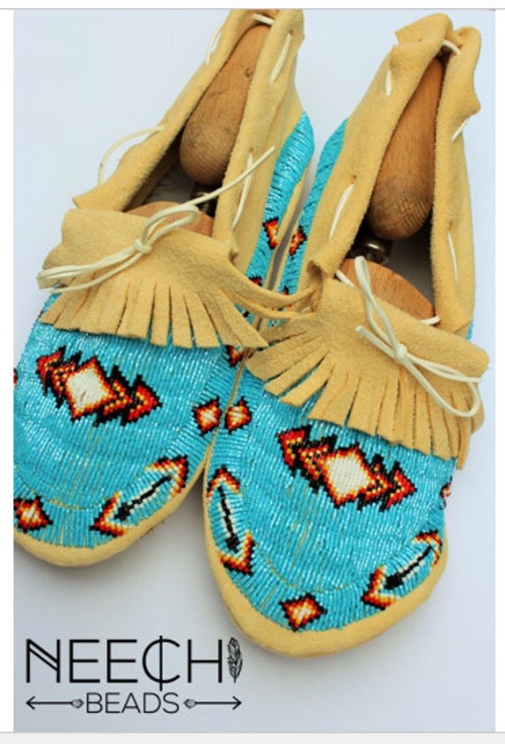 Authentic Native American Traditional Moccasins by NeechiBeads
