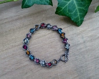 Swarovski Rainbow in Gun Metal