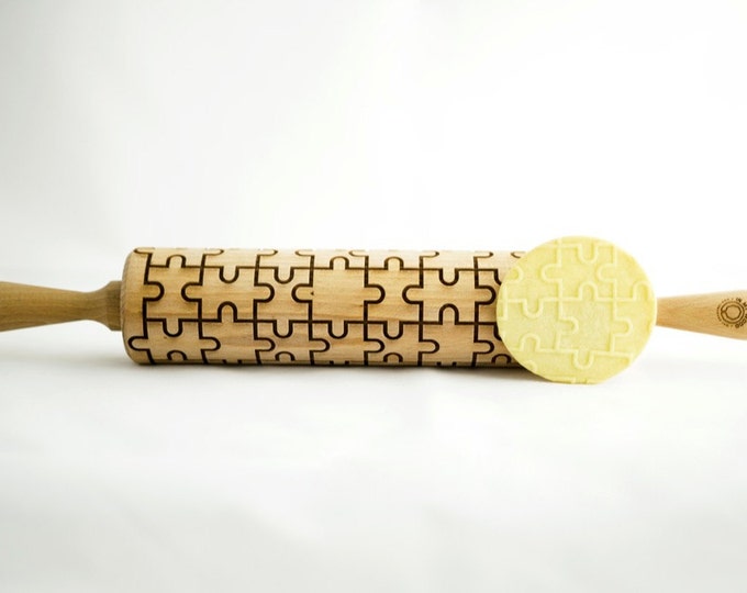 MAZE PUZZLE rolling pin, embossing rolling pin, engraved rolling pin for a gift, Wedding, gift ideas, gifts, unique, autumn,