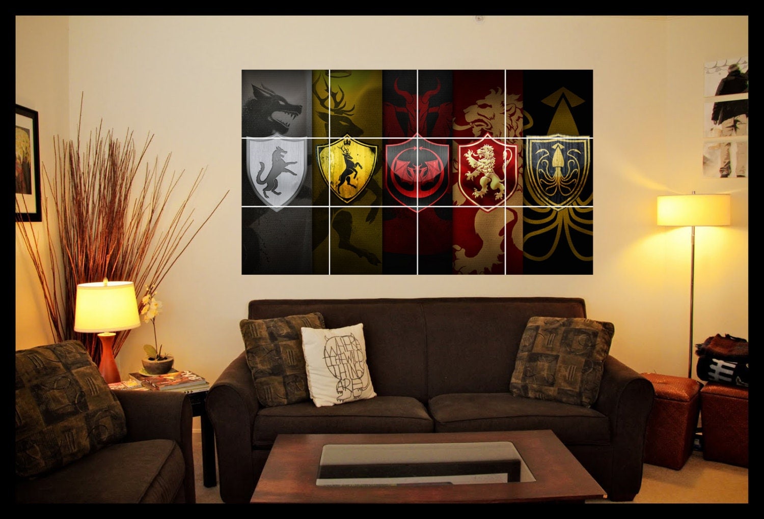 Game of Thrones Wall Art by JayzeeWallArtz on Etsy