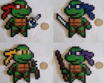 Ninja Turtle Perler Beads