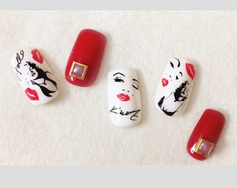Marilyn Monroe Water Slide Nail Decals