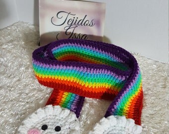 Rainbow scarf