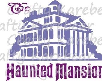 Haunted Mansion SVG and DXF Digital File Download
