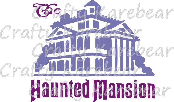 Download Haunted Mansion SVG and DXF Digital File Download