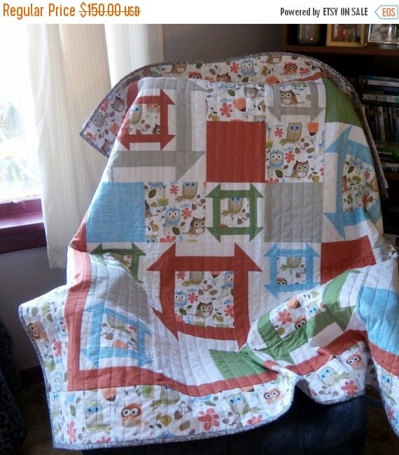 owl-modern-baby-quilt-churn-dash-monkey-wrench-by-pamelaquilts