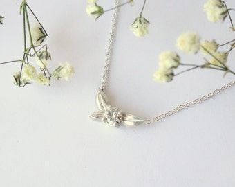 Petite Blossom Necklace - Sterling Silver