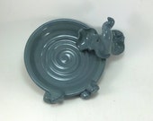 elephant dessert plate or soap dish