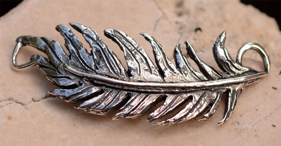 Artisan Feather in Sterling Silver 364d