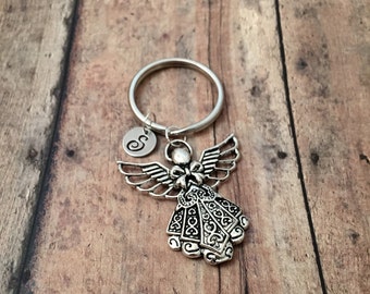 Angel wing key chain | Etsy
