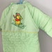 Vintage Winnie The Pooh Green Baby Bunting Snowsuit 0-6 months