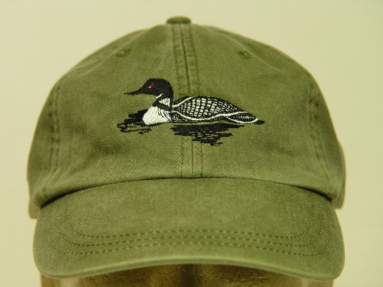 LOON BIRD HAT One Embroidered Wildlife Cap Price by priceapparel