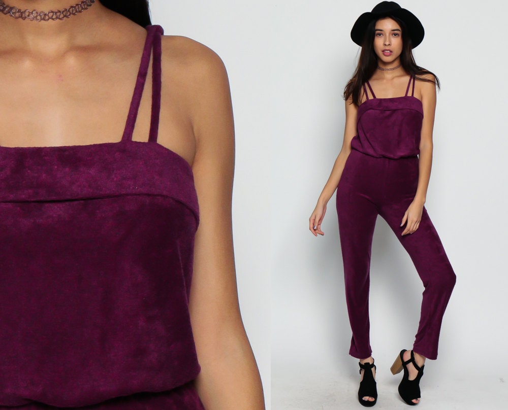 terry cloth jumpsuit