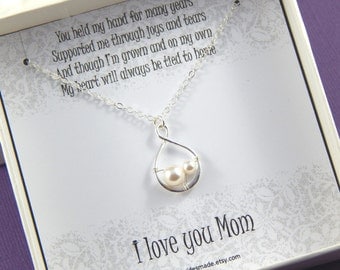Mother Of The Bride Necklace,Mother of the Bride Necklace Gift, Mother of the Bride Gift Box Necklace,Mother of Bride Gift, Wedding gift